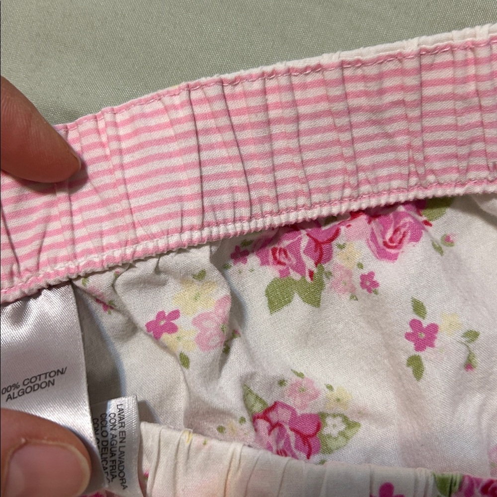 Adonna Pink Floral Pajama Shorts small - Picture 6 of 6